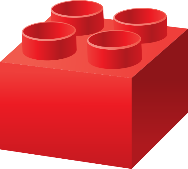 lego blokje rood